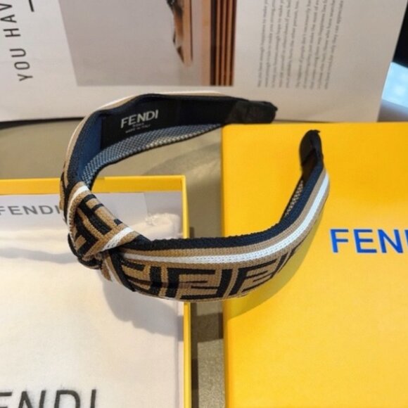 Fendi Logo Print Hairband - Picture 1 of 6
